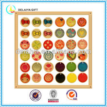 colorful epoxy button sticker decorating phone